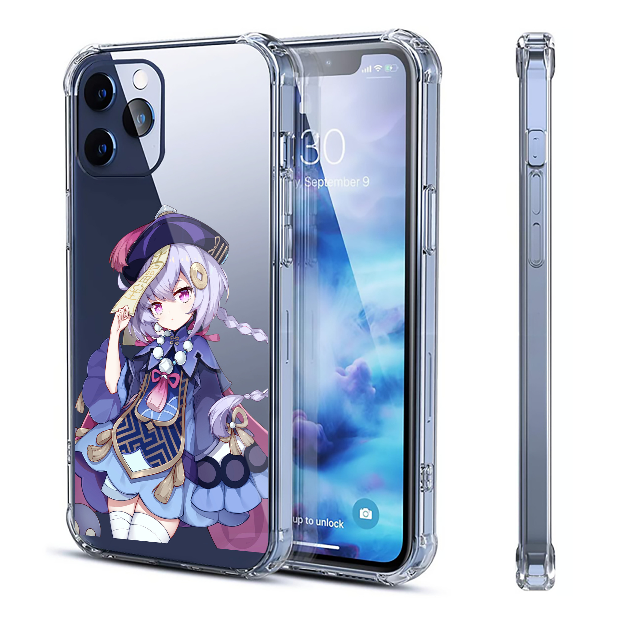 げんし神 七七 なな  genshin Nana 【iPhone 12シリーズ対応】透明スマホケース（クリアソフトケース）